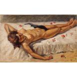 ALFONSO AMORELLI (1898-1969) "Nudo di donna distesa"- "Naked woman lying"