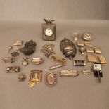 GRANDE LOTTO DI OGGETTI VARI IN ARGENTO - LARGE LOT OF VARIOUS SILVER OBJECTS