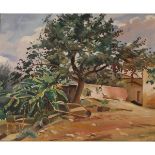 ALFONSO AMORELLI (1898-1969) "Casolare di campagna" â€“ "Country cottage"