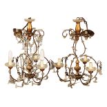 COPPIA DI LAMPADARI - PAIR OF CHANDELIERS