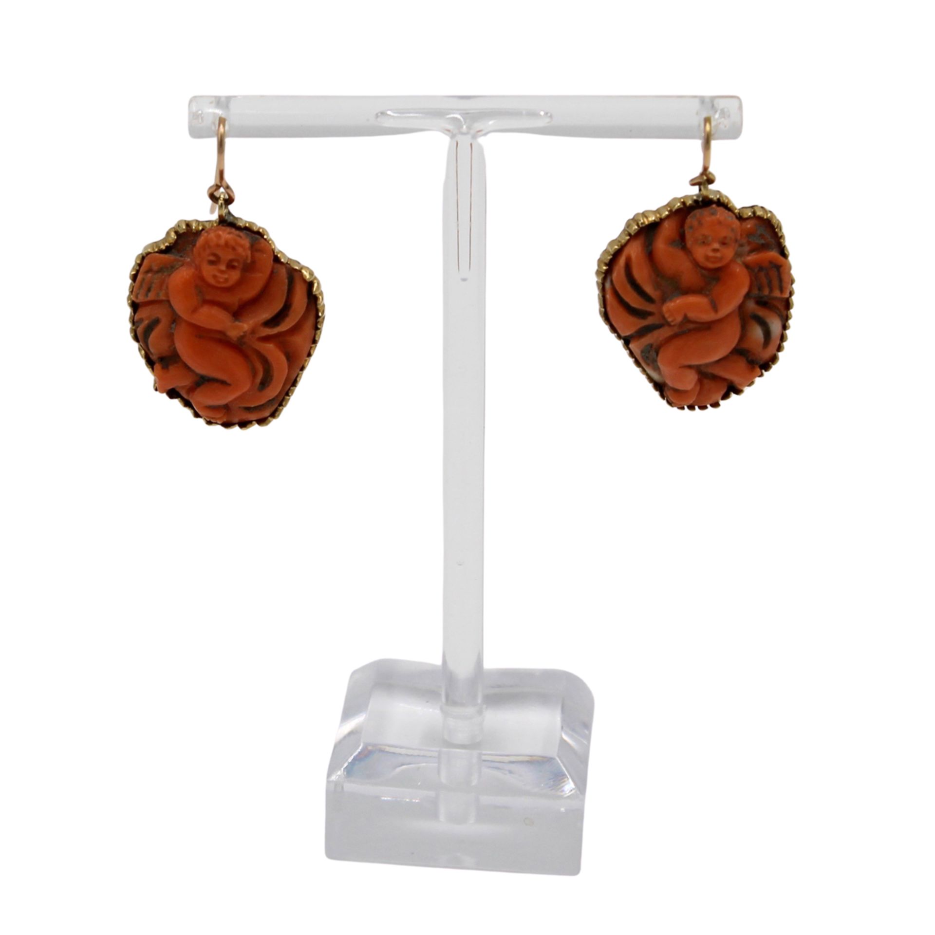 ORECCHINI ANGELI CORALLO - CORAL ANGELS EARRINGS