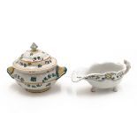 PICCOLA ZUPPIERA E SALSIERA - SMALL TUREEN AND GRAVY BOAT