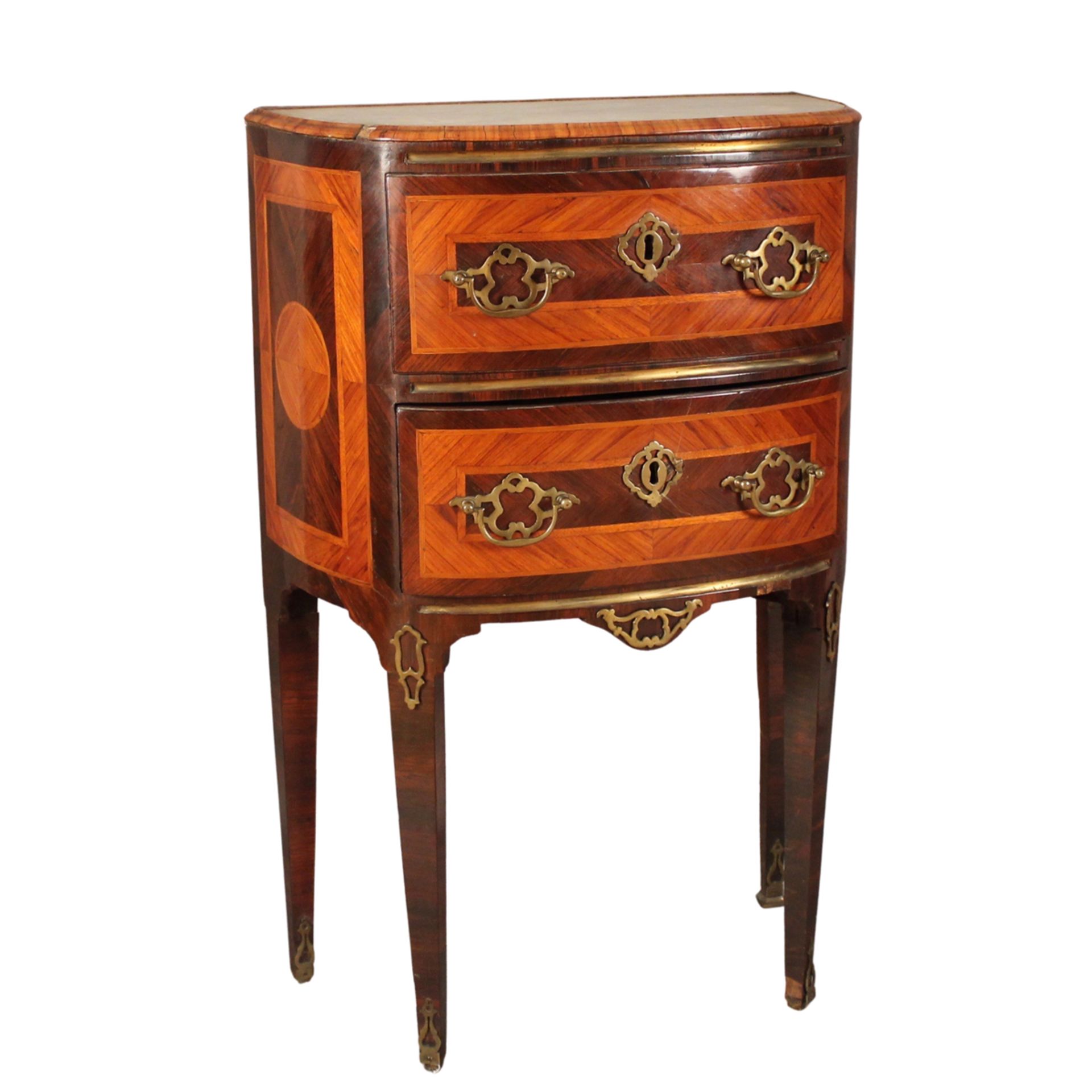 COMODINO A MEZZO ARANCIO - BEDSIDE TABLE IN HALF ORANGE