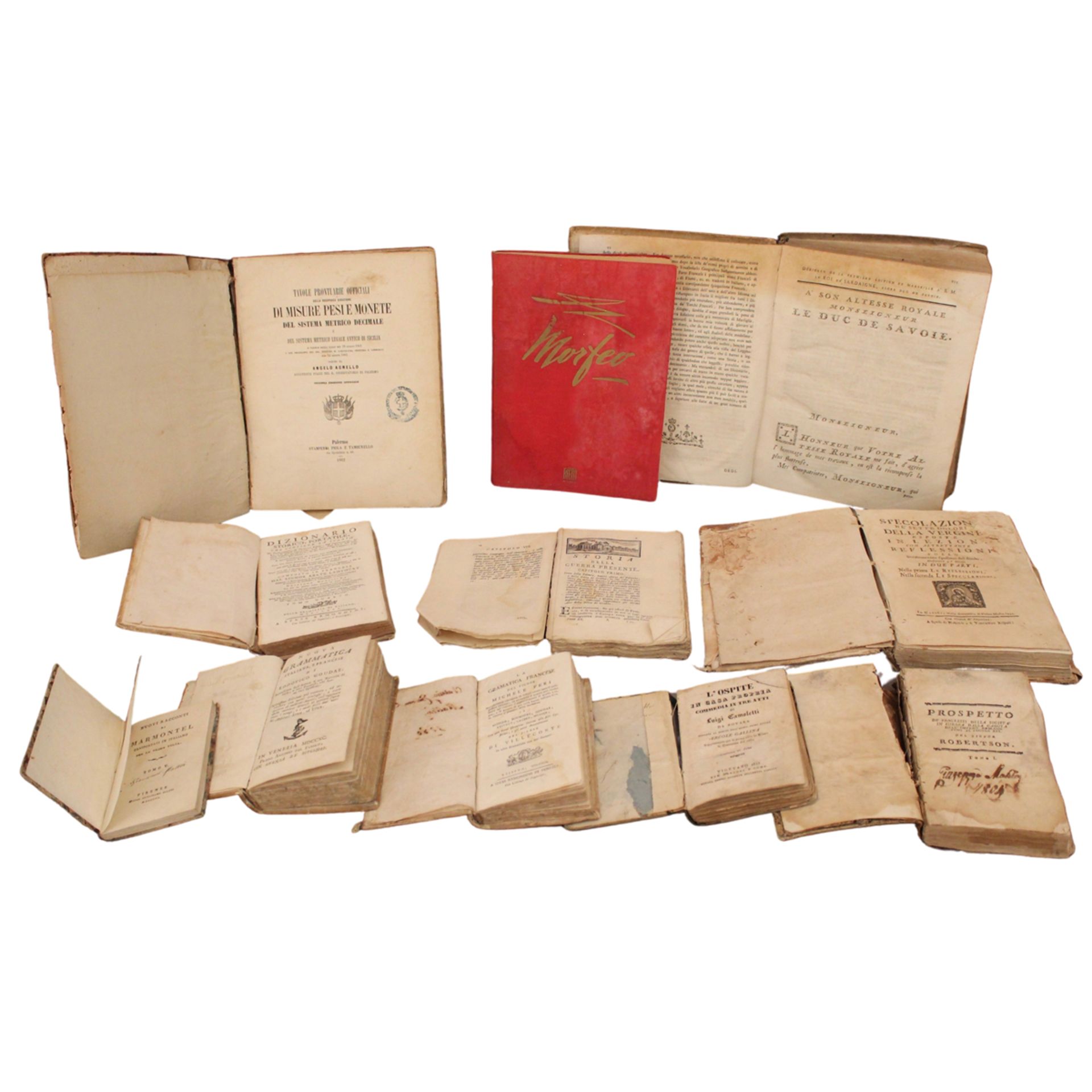 LOTTO DI LIBRI ANTICHI - LOT OF ANCIENT BOOKS