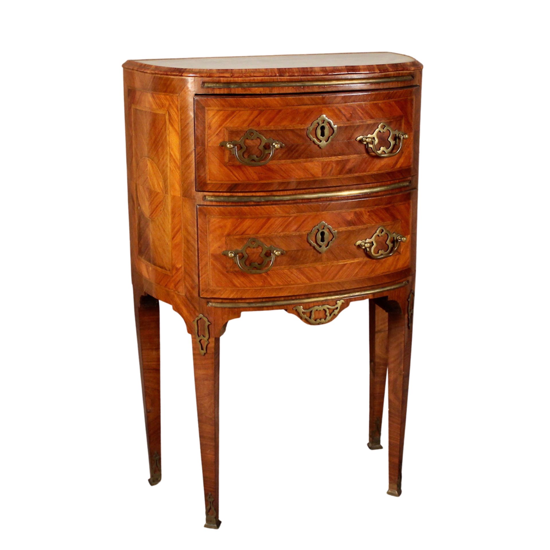 COMODINO A MEZZO ARANCIO - BEDSIDE TABLE IN HALF ORANGE