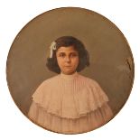 CARLO FERRANTI (1840-1908) "Figura di bambina" - "Figure of a girl"