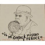 BRUNO CARUSO (1927-2018) "Il mondo Ã¨ misero e feroce" - "The world is miserable and ferocious"