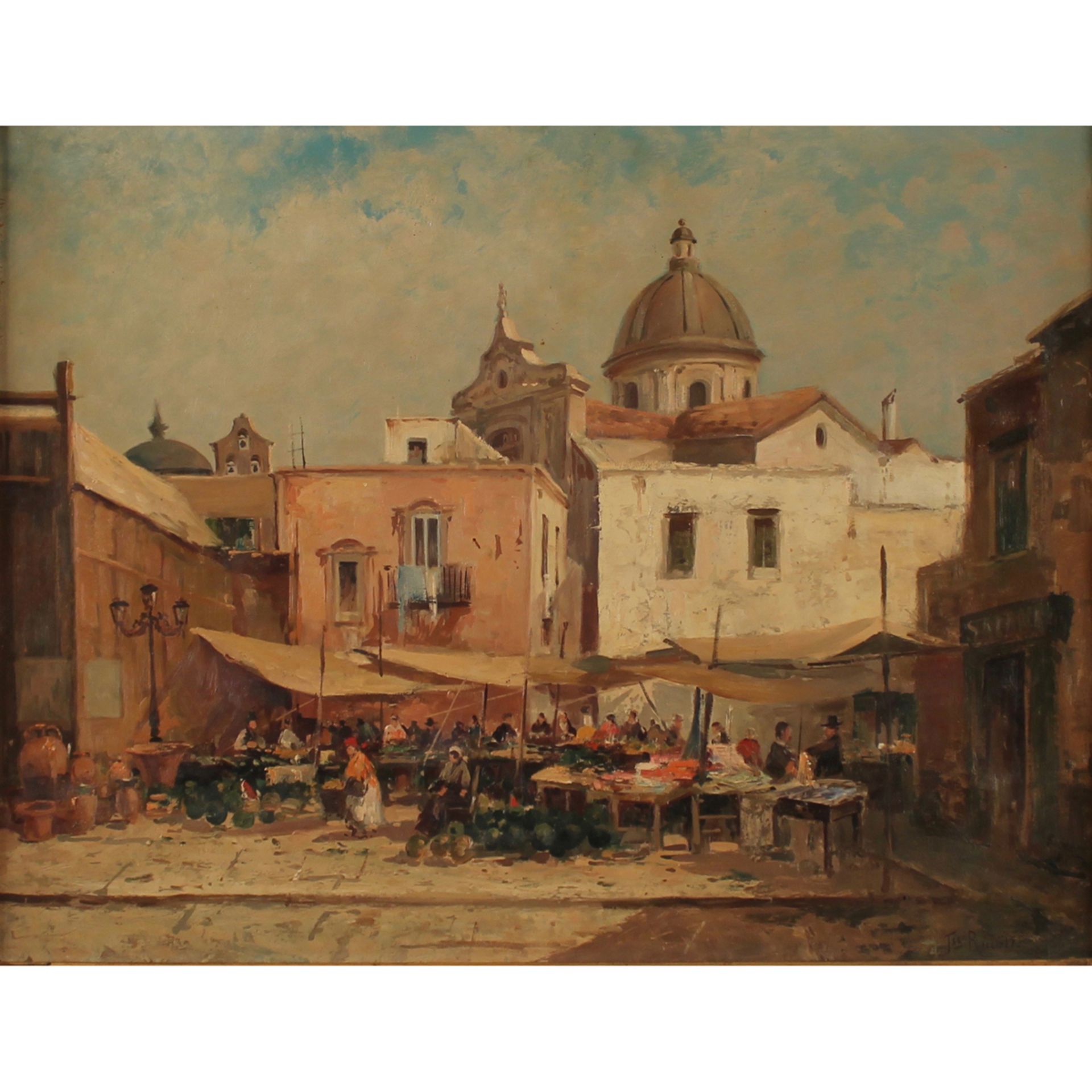 SCENA DI MERCATO NAPOLETANO - NEAPOLITAN MARKET SCENE