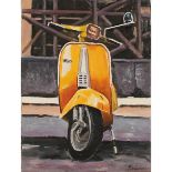 MICHELE FONTANA (1965) "Vespa gialla" - "Yellow Vespa"