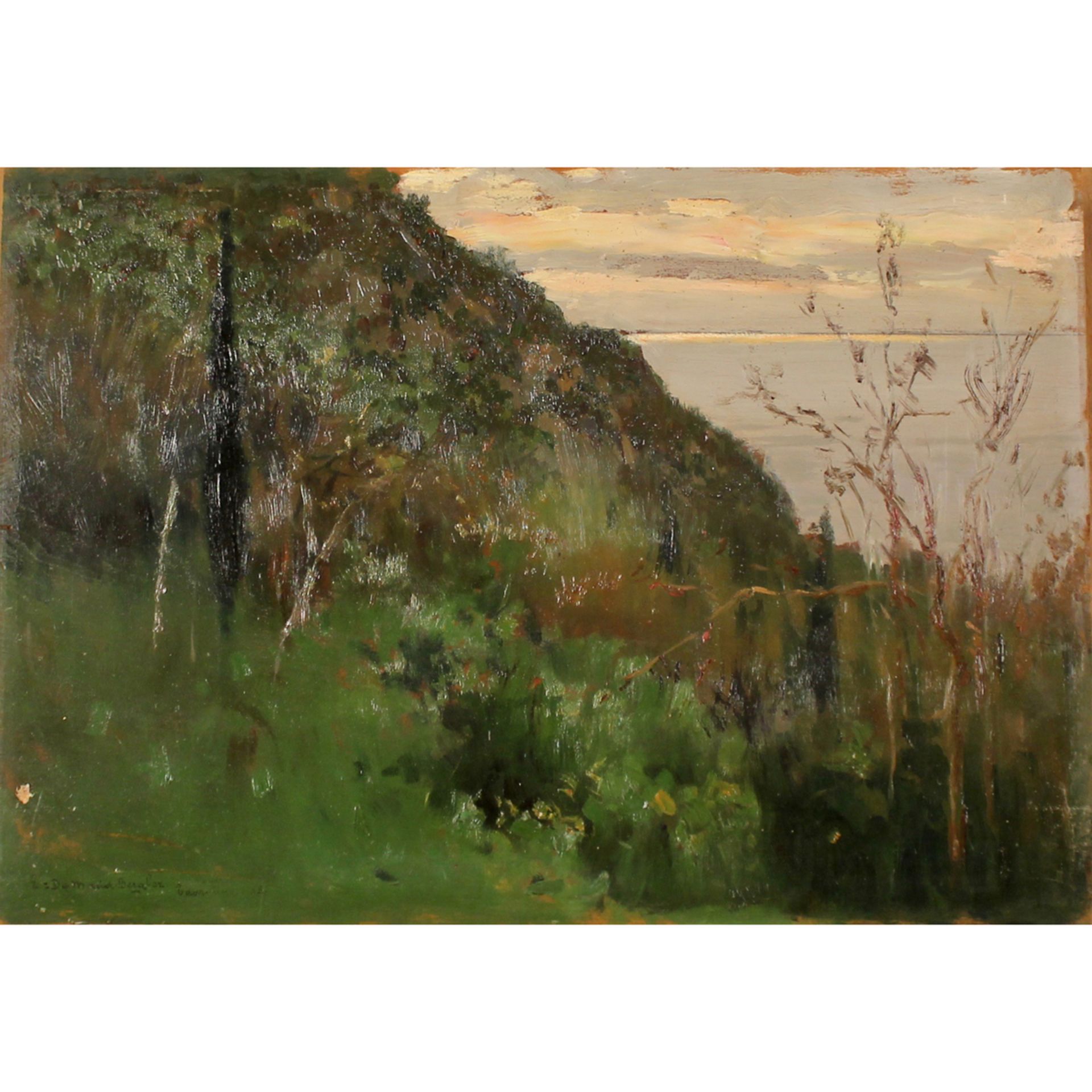 ETTORE DE MARIA BERGLER (1850-1938) "TAORMINA"