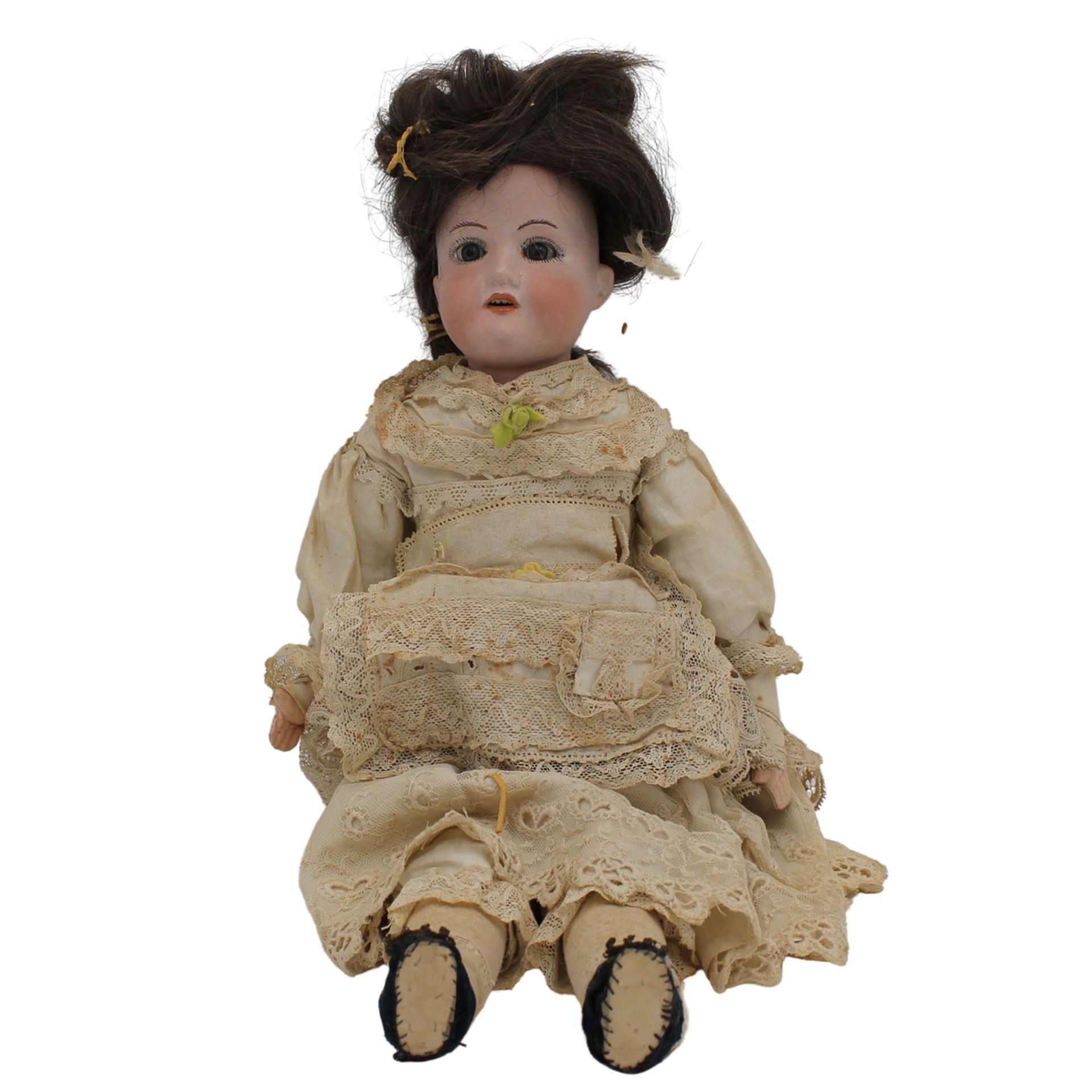 BAMBOLA CON VOLTO IN BISQUIT - DOLL WITH FACE IN BISQUIT