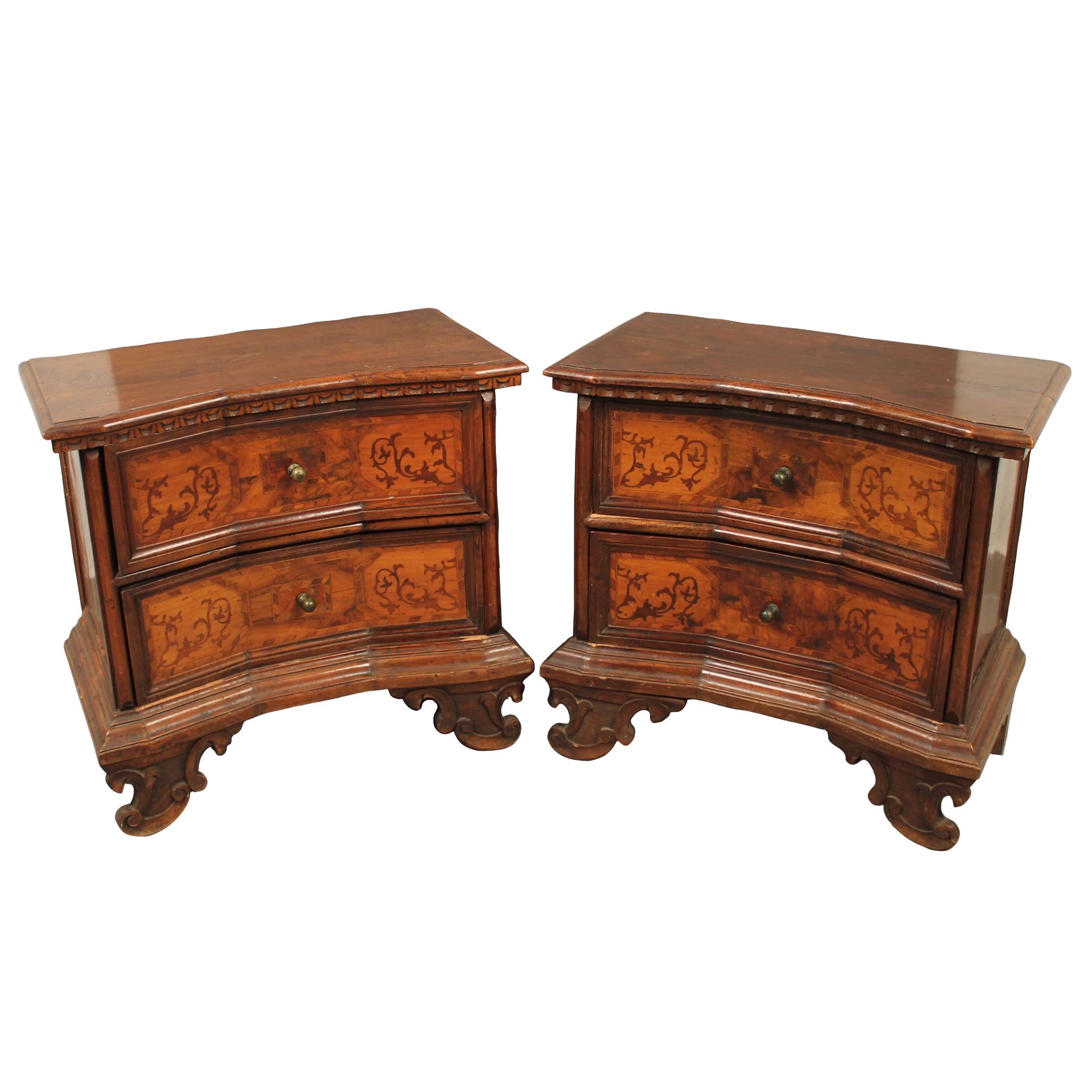 COPPIA DI COMODINI - PAIR OF BEDSIDE TABLES