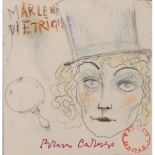 BRUNO CARUSO (1927-2018) "Marlene Dietrich"