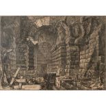 FRANCESCO PIRANESI (1758-1810) "Architetture con figure"- "Architectures with figures"