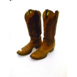 PAIR OF LARAMIE HANDMADE LEATHER BOOTS