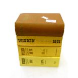 4 VOLUMES OF WISDEN CRICKETERS' ALMANACK - 1954, 1961, 1978 AND 1982