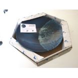 BOXED POOLE 'MOON' DISH LIMITED EDITION 281/1000 42CM WITH CERTIFICATE