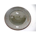 ART POTTERY PLATE D: 12.5"