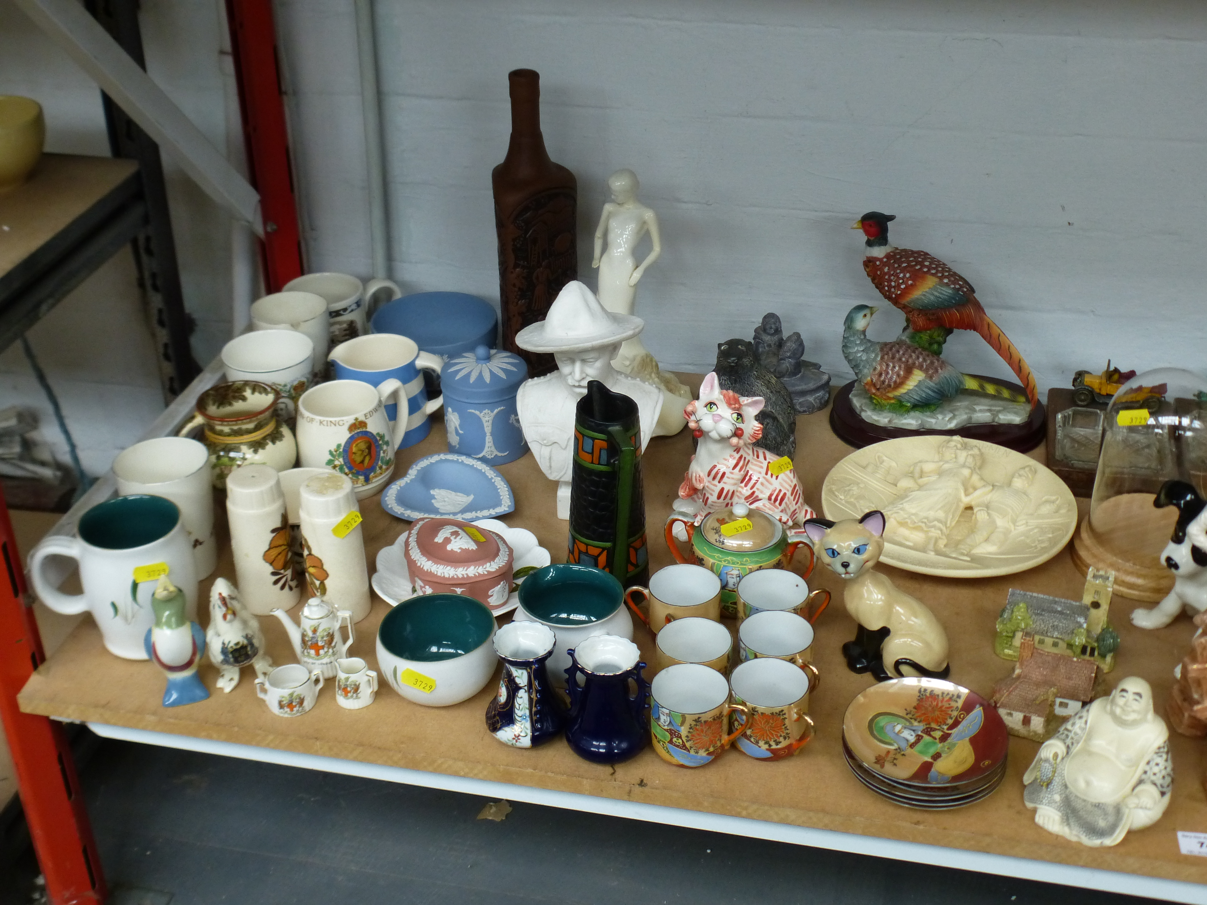 QUANTITY OF ASSORTED POTTERY INCLUDING WADE, WEDGWOOD, POMONA, DENBY, ROYAL DOULTON, ASHTRAYS, - Image 2 of 14