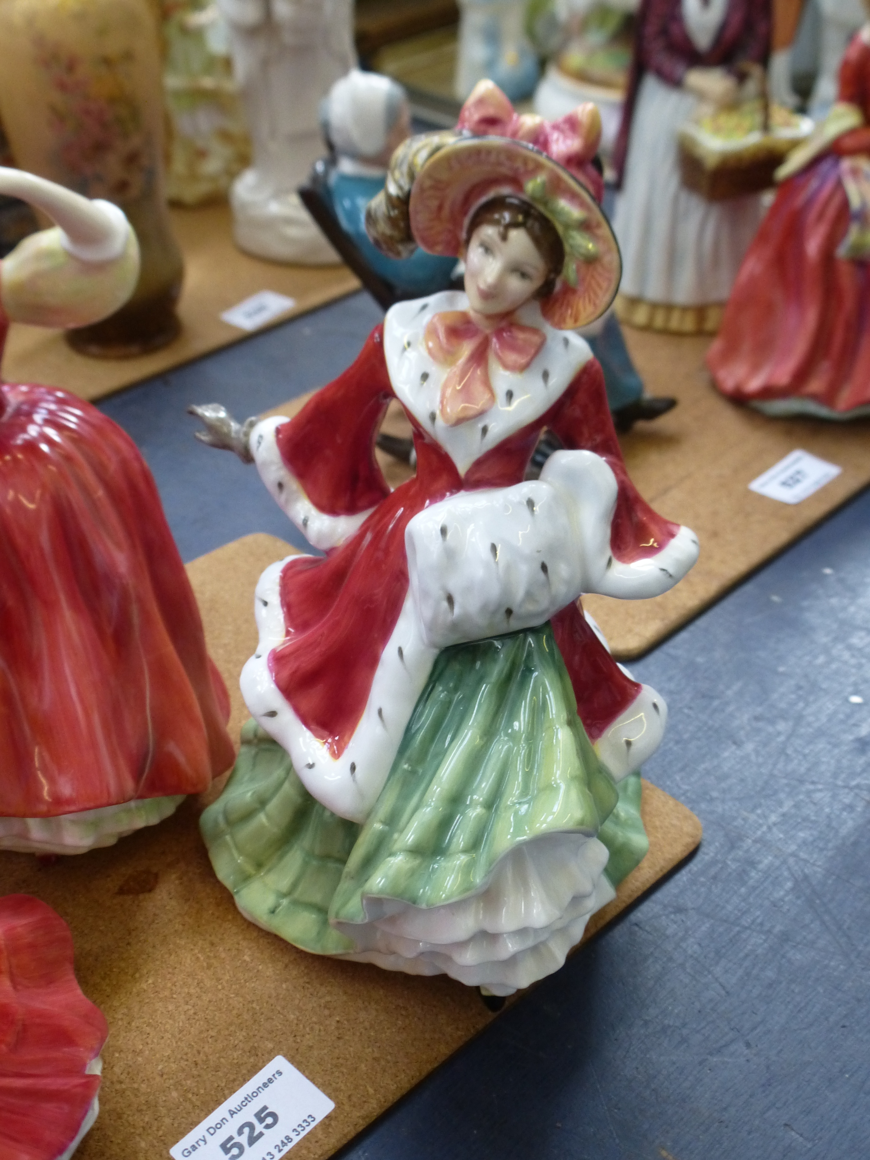 3 ROYAL DOULTON FIGURES - BUTTERCUP HN 2399, WINTERTIME HN 3622 AND FIGURE OF THE YEAR PATRICIA HN - Image 2 of 7