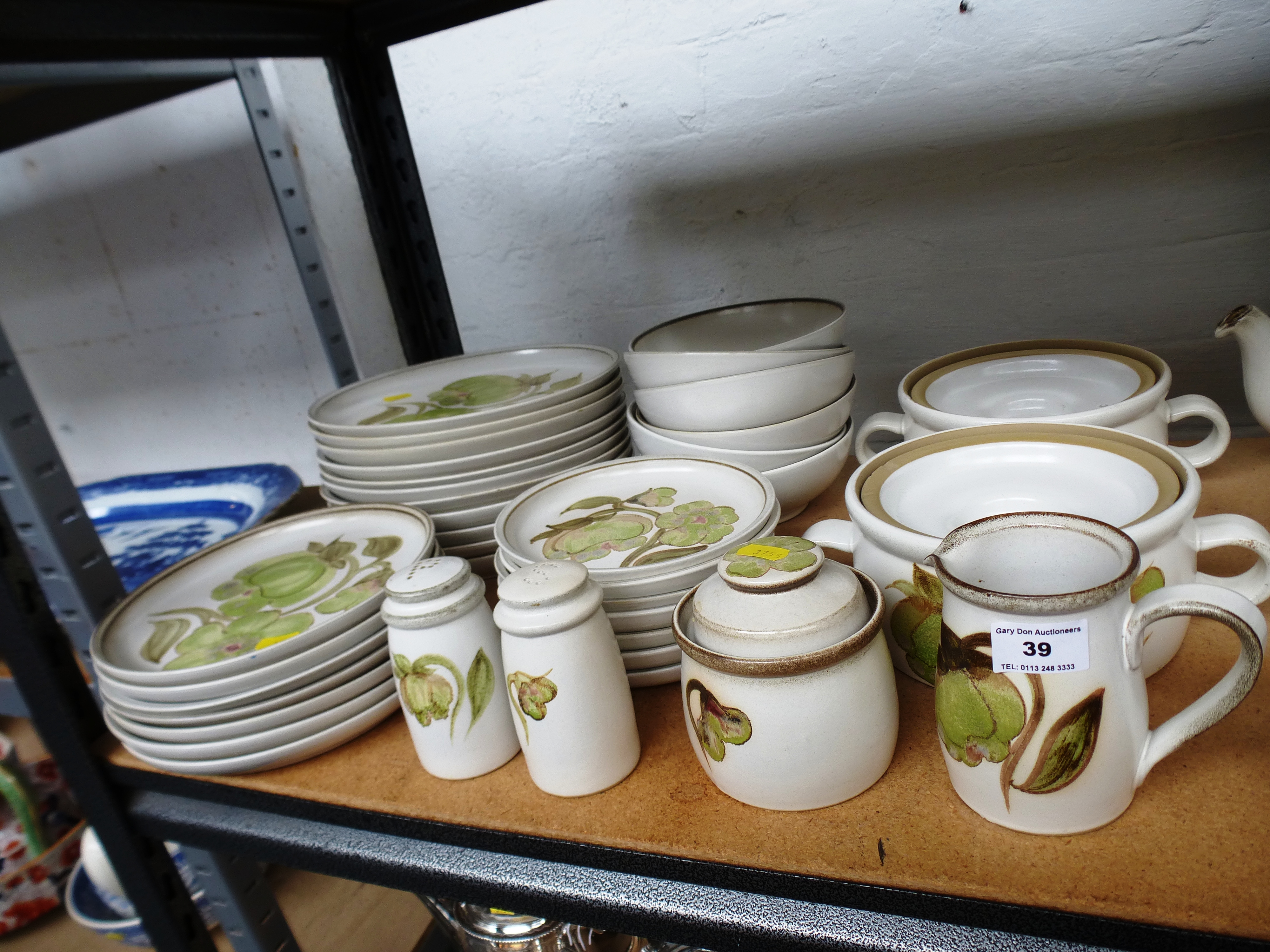 63 PIECE DENBY TEA AND DINNER SERVICE - Image 2 of 5