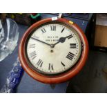 MILLS & SON, RIPON & MASHAM WALL CLOCK D: 15.5"