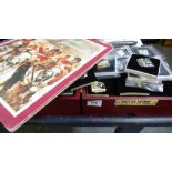 BRITISH VICTORY COLLECTOR PINS DISPLAY BOX AND BADGES WITH THE GREAT BRITISH REGIMENTS PIN SET