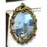 GILT FRAME MIRROR 21.5" X 14.5"