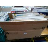 BOX OF APPROX 70 12" RECORDS INCLUDING CLASSICAL AND EASY LISTENING