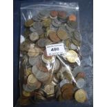 BAG OF ASSORTED UK AND FOREIGN COINS
