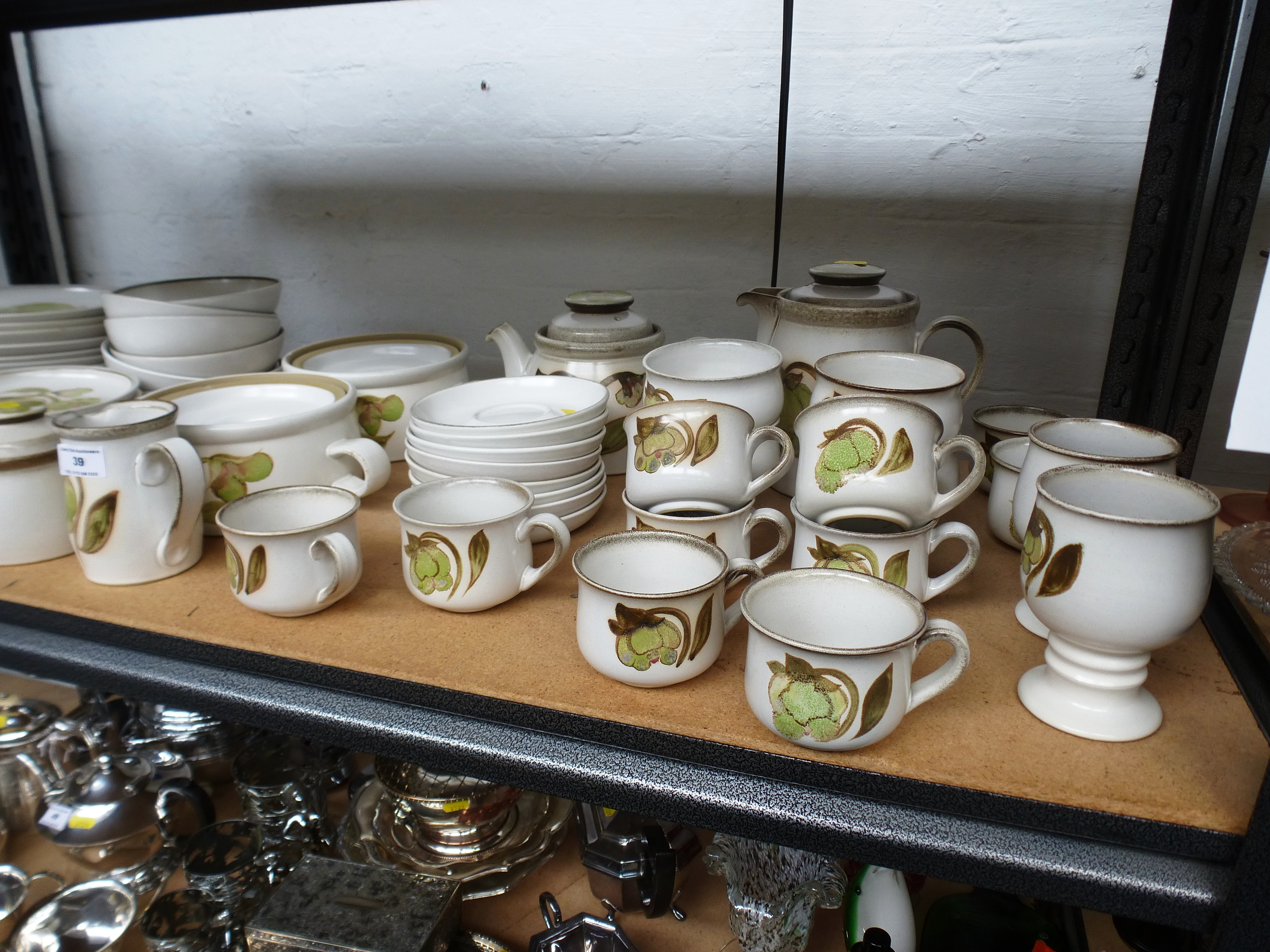 63 PIECE DENBY TEA AND DINNER SERVICE - Image 3 of 5