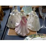 3 ROYAL DOULTON LADIES: HN 3222 X 2 AND JULIE HN 3878