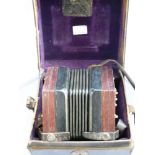 WHEATSTONE LINOTA CONCERTINA WITH WITH 32 BUTTONS IN BOX