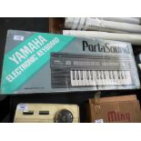 BOXED YAMAHA ELECTRONIC KEYBOARD PSS-120 PORTASOUND