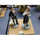 ROYAL DOULTON PEARLY BOY AND PEARLY GIRL HN 2767 AND HN 2769