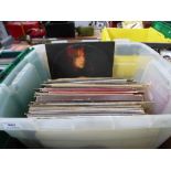 BOX OF APPROX 40 12" RECORDS AND SINGLES INCLUDING FRANKIE GOES TO HOLLYWOOD, SUPERTRAMP ETC