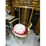 INLAID BEDROOM CHAIR