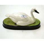 BESWICK JBDB19 TRUMPETER SWAN AND STAND