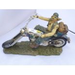 MAN ON MOTORBIKE FIGURE H: 7.5"