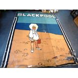 BLACKPOOL POSTER DESIGNED BY JOHN HASSALL FOR BLACKPOOL COUNCIL IN 1912, PRINTED BY DAVID ALLEN