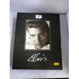 BOX OF REPRODUCTION ELVIS MEMORABILIA