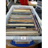 BOX OF APPROX 150 12" RECORDS INCLUDING 10CC, THE COMMODORES, DEAD OR ALIVE, EDDY GRANT ETC