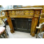 CARVED FIRE SURROUND