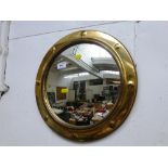 PORTHOLE STYLE MIRROR D:14.75"