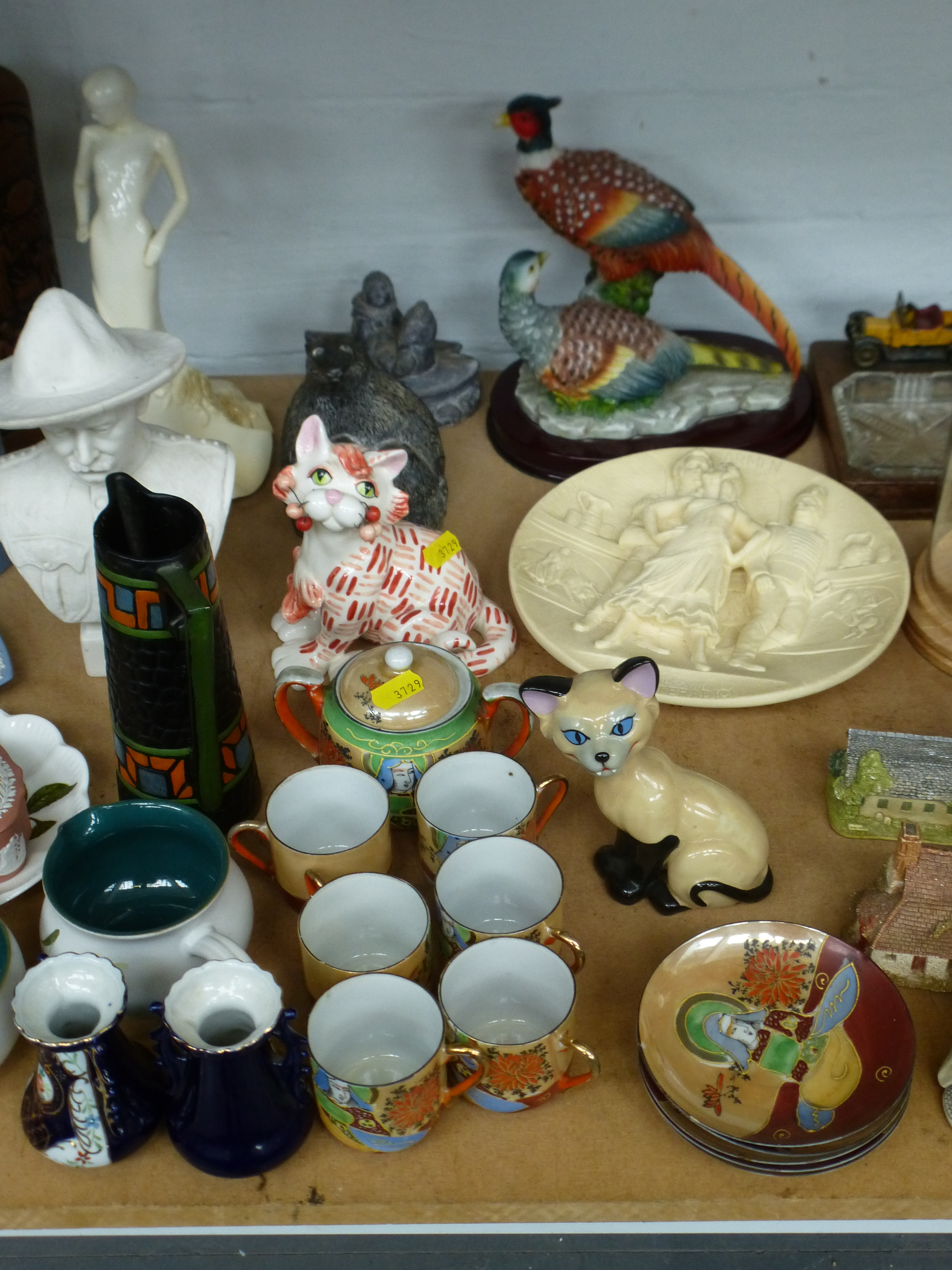 QUANTITY OF ASSORTED POTTERY INCLUDING WADE, WEDGWOOD, POMONA, DENBY, ROYAL DOULTON, ASHTRAYS, - Image 5 of 14