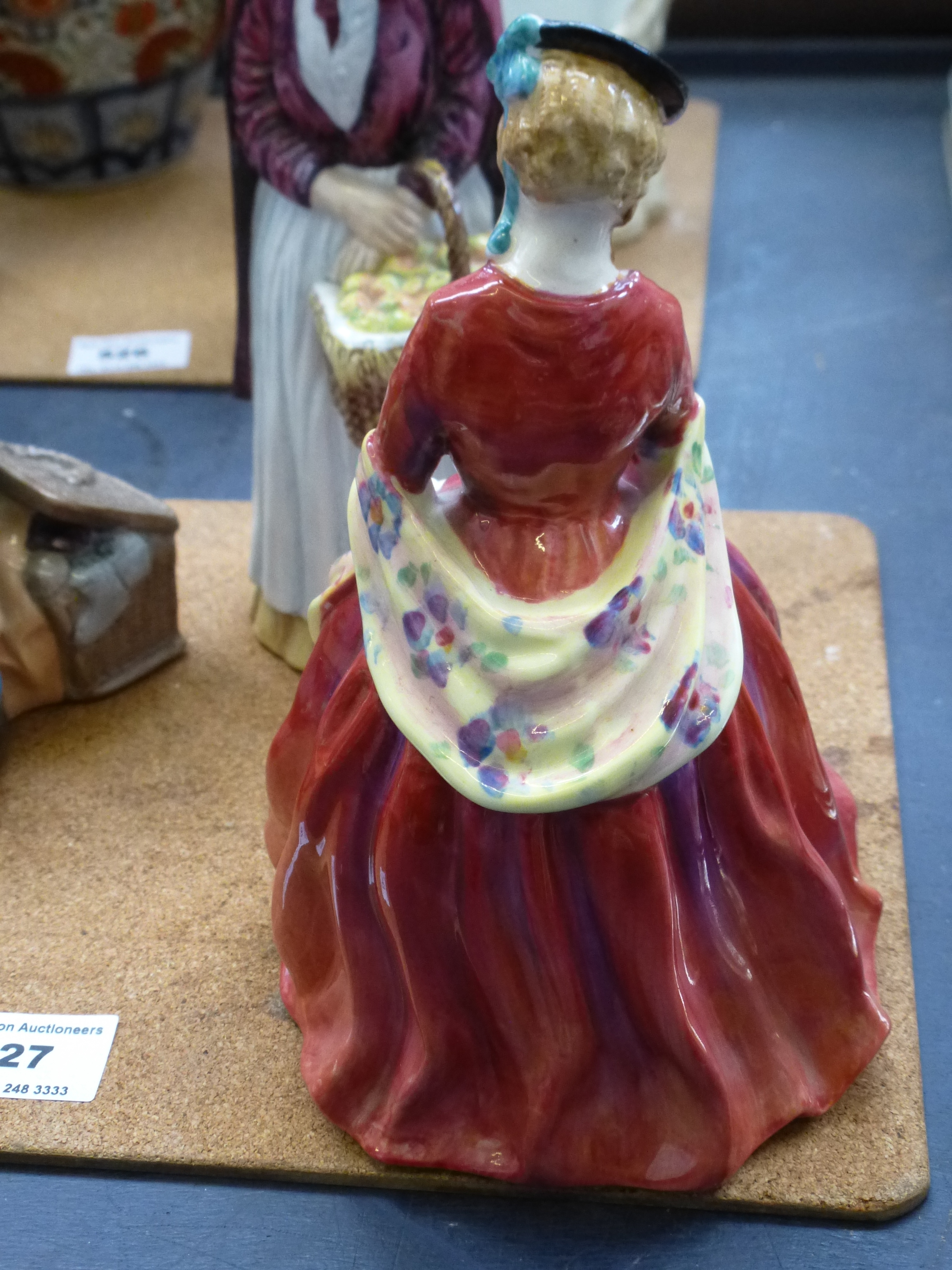 3 MIXED FIGURES - PARAGON LADY MELANIE, ROYAL DOULTON NANNY HN 2221 AND COALPORT THE APPLE WOMAN - Image 3 of 11