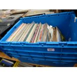 BOX OF APPROX 90 12" RECORDS AND SMALL QUANTITY OF 78S INCLUDING CLASSICAL AND EASY LISTENING