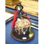 WELSH DOLL ON STAND H: 12"