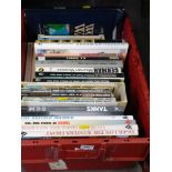 BOX OF ASSORTED MILITARY BOOKS INCLUDING ACHTUNG PANZER, TIGER I ON THE EASTERN FRONT, TANKS ETC