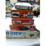 5 BOXED ESCI ERTL MODEL KITS